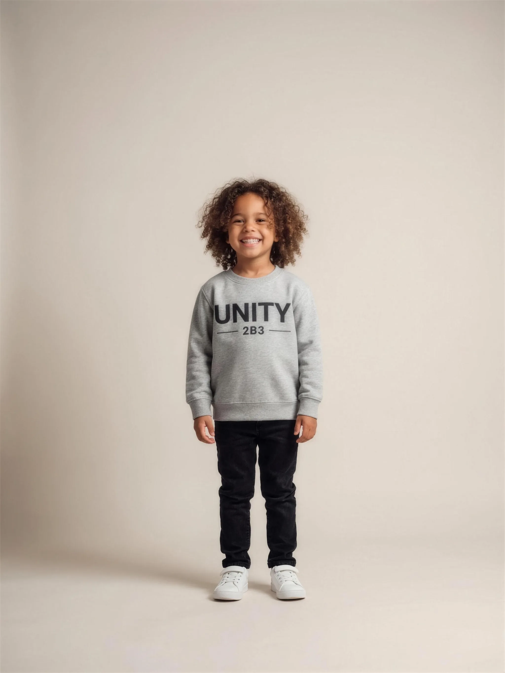 Children wearing UNITY 2B3 apparel